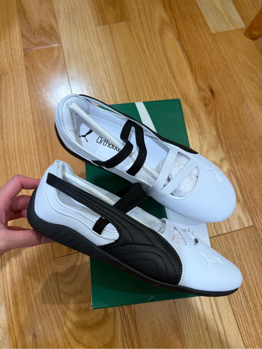 Puma Ballet. Speedcat White Leather